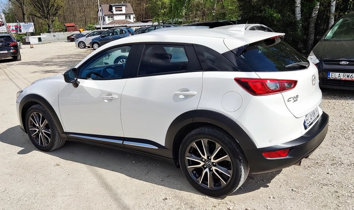 Mazda CX-3 cena 59850 przebieg: 64000, rok produkcji 2017 z Olecko małe 667